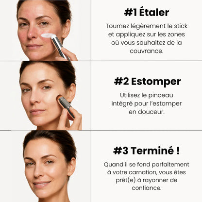 Fond de teint intelligent avec pinceau intégré