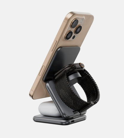 Chargeur Sans Fil 3-en-1 Pliable