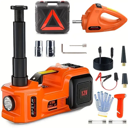 Cric Électrique 12V 5T – Kit 3 en 1