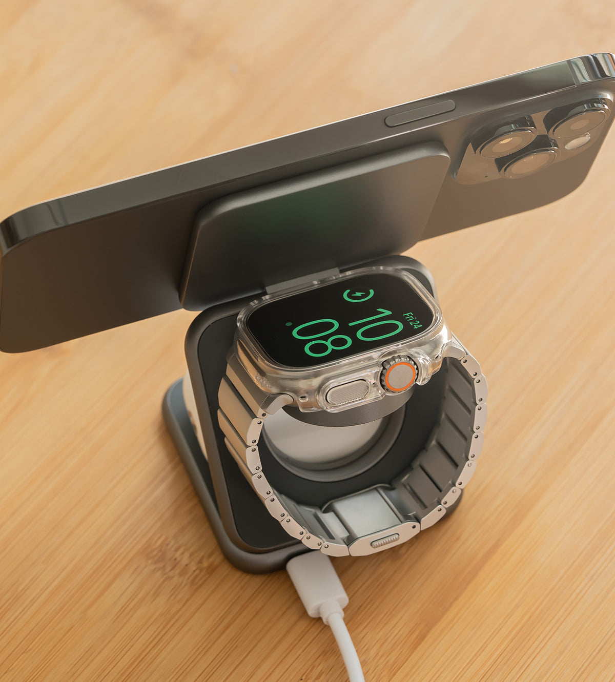 Chargeur Sans Fil 3-en-1 Pliable