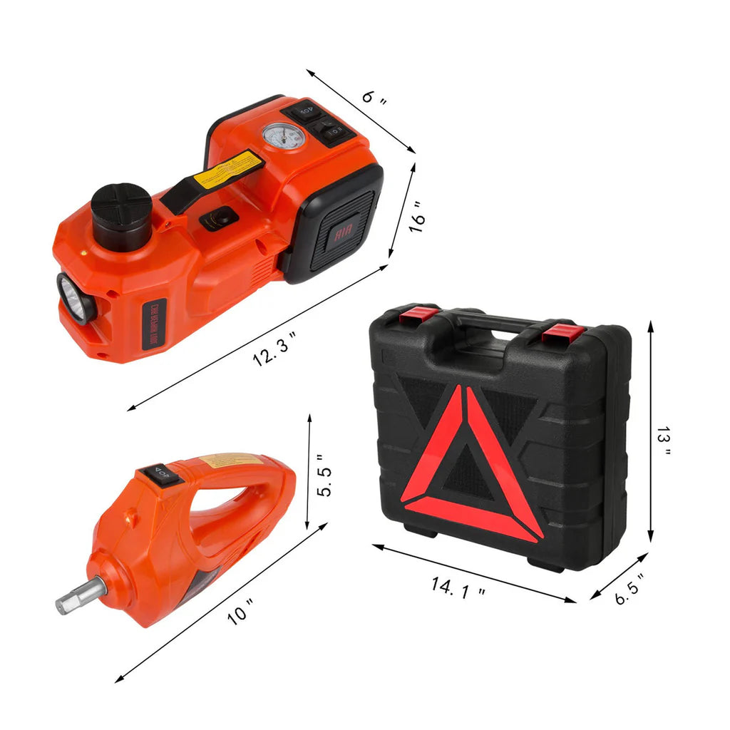 Cric Électrique 12V 5T – Kit 3 en 1