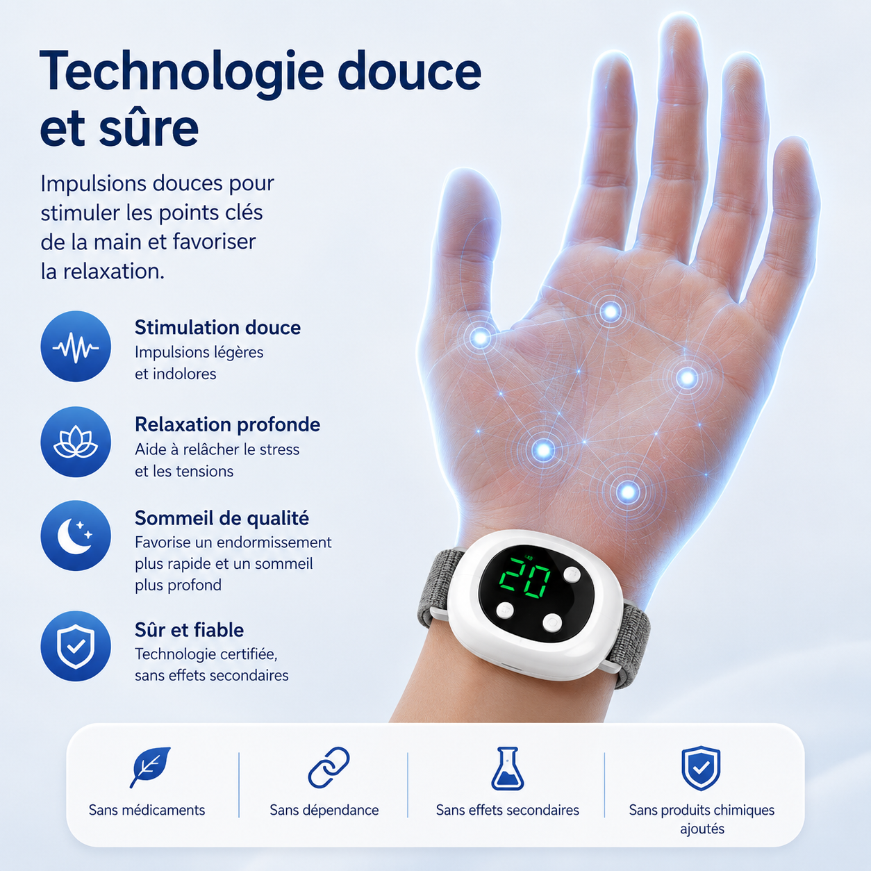 Réduisez le stress. Améliorez votre sommeil.