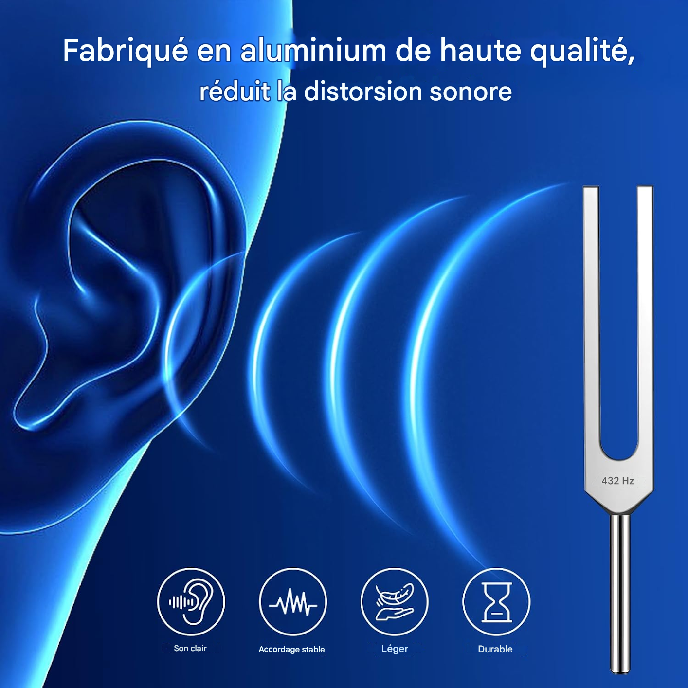 Pack Sérénité – Fourchettes Vibratoires  128 Hz | 256 Hz | 432 Hz | 512 Hz